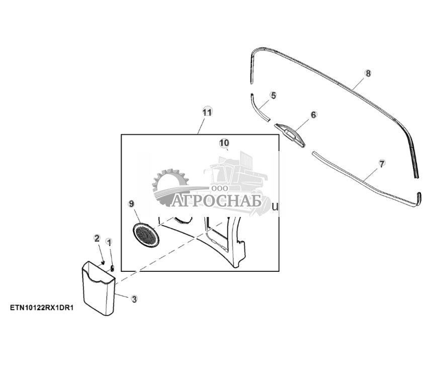 Звукопоглощающая обивка, задняя панель, с сабвуфером - ST844500 924.jpg